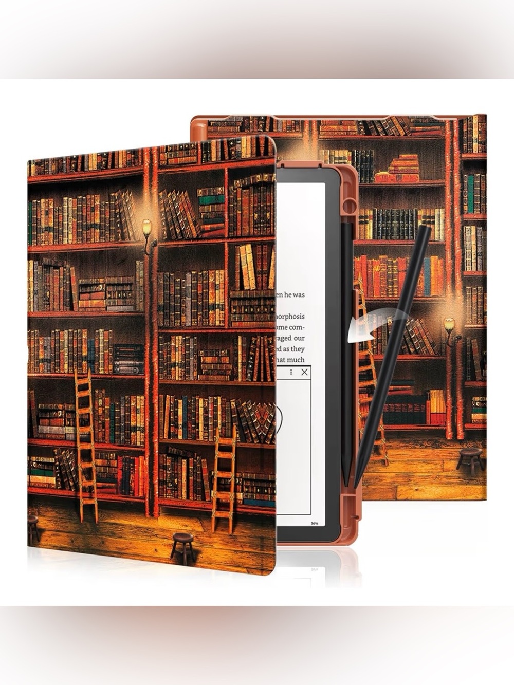 Library Design Case for Kindle - Picture 8 of 10